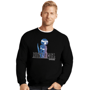 Shirts Crewneck Sweater, Unisex / Small / Black Rusty Angel