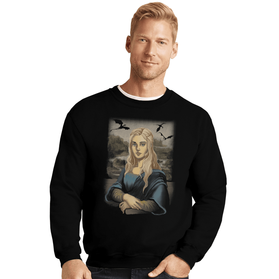 Shirts Crewneck Sweater, Unisex / Small / Black Draconda