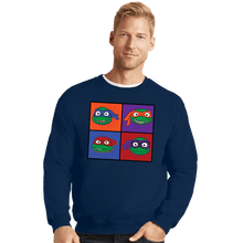 Load image into Gallery viewer, Daily_Deal_Shirts Crewneck Sweater, Unisex / Small / Navy Mayhem Of The Mutants
