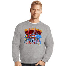 Load image into Gallery viewer, Secret_Shirts Crewneck Sweater, Unisex / Small / Sports Grey The 90s Superfriends
