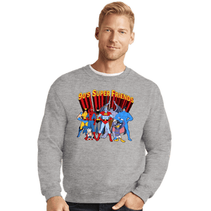 Secret_Shirts Crewneck Sweater, Unisex / Small / Sports Grey The 90s Superfriends