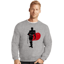Load image into Gallery viewer, Shirts Crewneck Sweater, Unisex / Small / Sports Grey Crimson Dio
