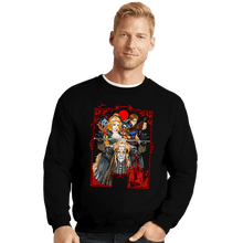 Load image into Gallery viewer, Daily_Deal_Shirts Crewneck Sweater, Unisex / Small / Black Enter The Vampire
