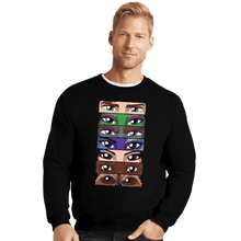 Load image into Gallery viewer, Daily_Deal_Shirts Crewneck Sweater, Unisex / Small / Black Guardian Eyes
