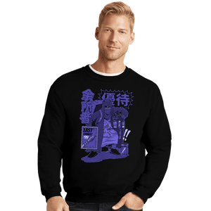 Daily_Deal_Shirts Crewneck Sweater, Unisex / Small / Black Village Vendor