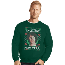 Load image into Gallery viewer, Shirts Crewneck Sweater, Unisex / Small / Forest Excellent New Year
