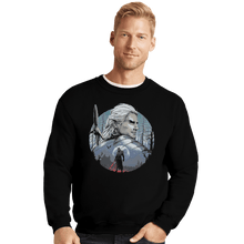 Load image into Gallery viewer, Shirts Crewneck Sweater, Unisex / Small / Black The Monster Hunter
