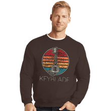 Load image into Gallery viewer, Shirts Crewneck Sweater, Unisex / Small / Dark Chocolate Vintage Keyblade
