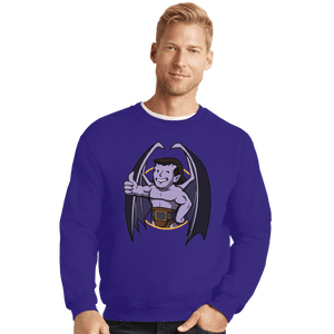 Shirts Crewneck Sweater, Unisex / Small / Violet Vault Gargoyle