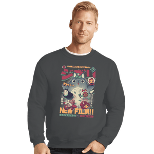 Shirts Crewneck Sweater, Unisex / Small / Charcoal Animezine