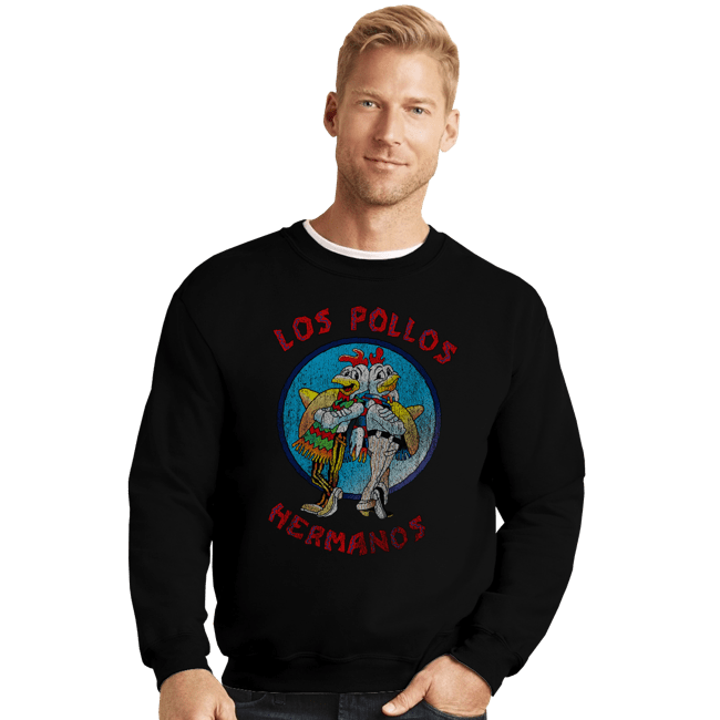 Shirts Crewneck Sweater, Unisex / Small / Black Los Pollos Hermanos