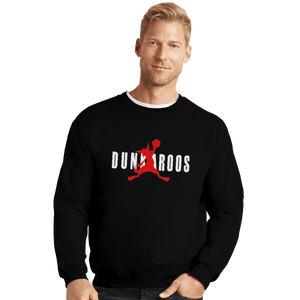 Shirts Crewneck Sweater, Unisex / Small / Black Dunkaroos