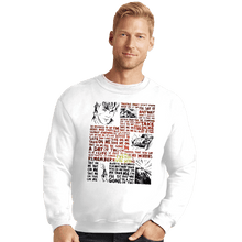 Load image into Gallery viewer, Secret_Shirts Crewneck Sweater, Unisex / Small / White Take Me On
