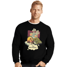 Load image into Gallery viewer, Secret_Shirts Crewneck Sweater, Unisex / Small / Black The Hero Of Nap
