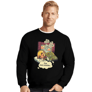 Secret_Shirts Crewneck Sweater, Unisex / Small / Black The Hero Of Nap