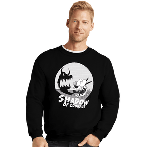 Shirts Crewneck Sweater, Unisex / Small / Black The Shadow of Courage