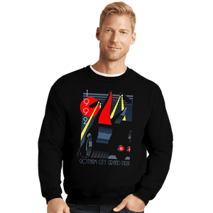 Daily_Deal_Shirts Crewneck Sweater, Unisex / Small / Black Gotham Grand Prix
