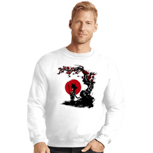Load image into Gallery viewer, Shirts Crewneck Sweater, Unisex / Small / White Saiyan Under The Sun
