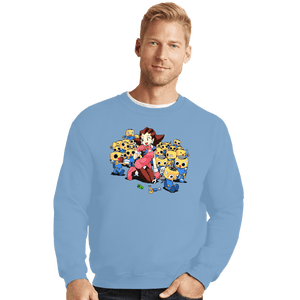 Shirts Crewneck Sweater, Unisex / Small / Powder Blue Breaktime