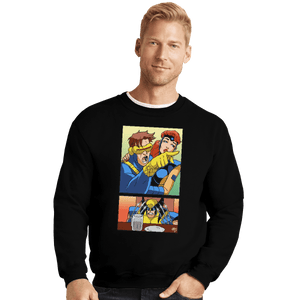 Shirts Crewneck Sweater, Unisex / Small / Black Mutant Yelling