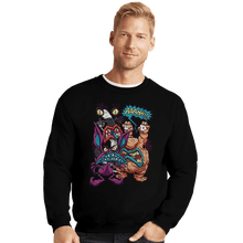 Load image into Gallery viewer, Shirts Crewneck Sweater, Unisex / Small / Black Real Monsters
