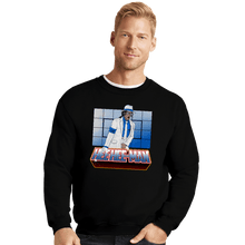 Load image into Gallery viewer, Daily_Deal_Shirts Crewneck Sweater, Unisex / Small / Black Hee-Hee-Man
