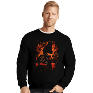 Daily_Deal_Shirts Crewneck Sweater, Unisex / Small / Black The Animatronic Bear