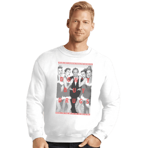 Shirts Crewneck Sweater, Unisex / Small / White Uncle Bill PSA