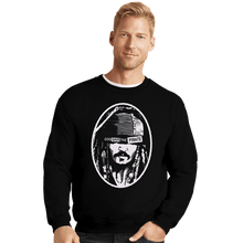 Load image into Gallery viewer, Daily_Deal_Shirts Crewneck Sweater, Unisex / Small / Black God Save The Pirate
