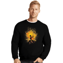 Load image into Gallery viewer, Shirts Crewneck Sweater, Unisex / Small / Black Zuko Art
