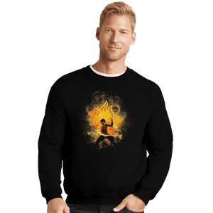 Shirts Crewneck Sweater, Unisex / Small / Black Zuko Art
