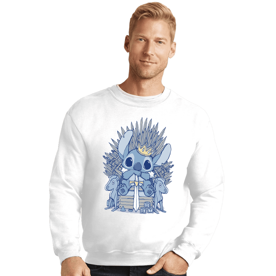 Shirts Crewneck Sweater, Unisex / Small / White The Throne