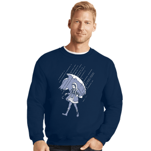 Daily_Deal_Shirts Crewneck Sweater, Unisex / Small / Navy It Can't Rain Salt All The Time