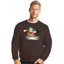 Load image into Gallery viewer, Shirts Crewneck Sweater, Unisex / Small / Dark Chocolate Indiana Bulma
