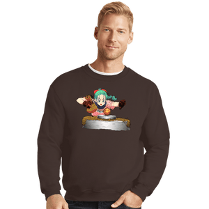 Shirts Crewneck Sweater, Unisex / Small / Dark Chocolate Indiana Bulma