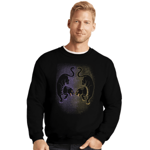 Shirts Crewneck Sweater, Unisex / Small / Black Panthers