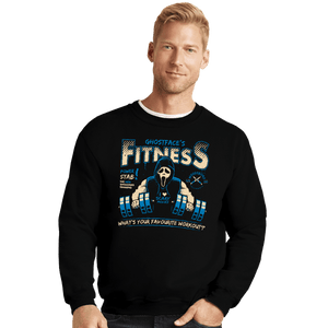 Secret_Shirts Crewneck Sweater, Unisex / Small / Black Ghostface's Fitness