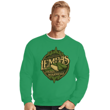 Load image into Gallery viewer, Shirts Crewneck Sweater, Unisex / Small / Irish Green Lembas Bread
