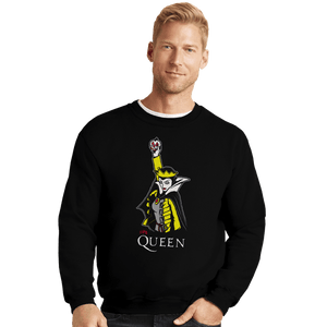 Daily_Deal_Shirts Crewneck Sweater, Unisex / Small / Black Evil Queen