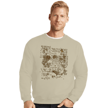 Load image into Gallery viewer, Secret_Shirts Crewneck Sweater, Unisex / Small / Sand Hello Ground
