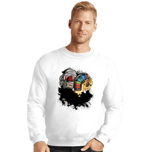Secret_Shirts Crewneck Sweater, Unisex / Small / White The Robot Touch