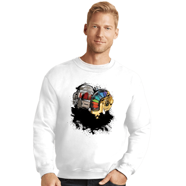 Secret_Shirts Crewneck Sweater, Unisex / Small / White The Robot Touch