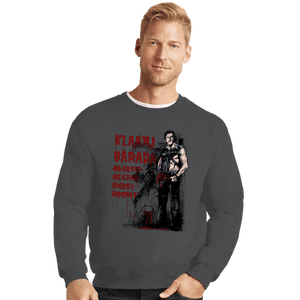 Daily_Deal_Shirts Crewneck Sweater, Unisex / Small / Charcoal NecronomiWall