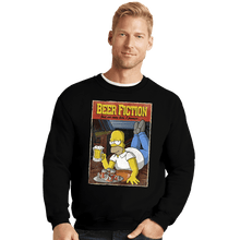 Load image into Gallery viewer, Daily_Deal_Shirts Crewneck Sweater, Unisex / Small / Black Beer Fiction
