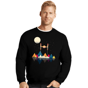 Shirts Crewneck Sweater, Unisex / Small / Black The Imperial Fighter