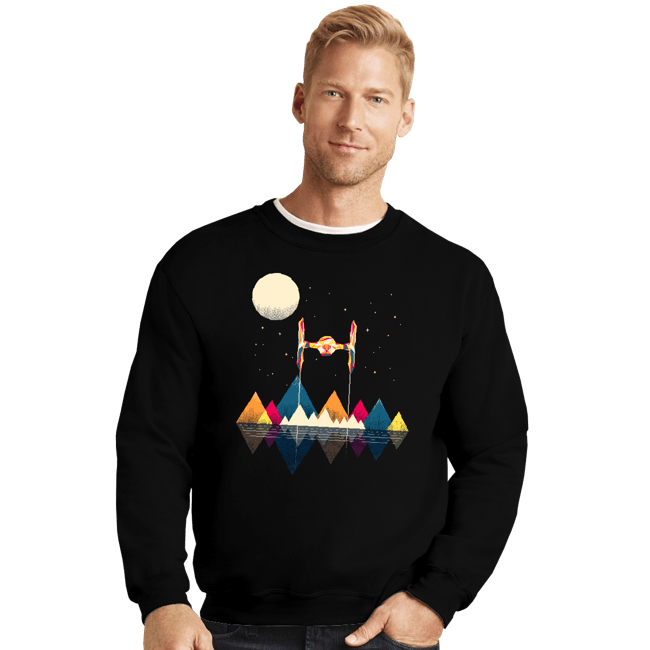 Shirts Crewneck Sweater, Unisex / Small / Black The Imperial Fighter
