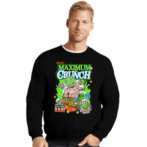 Shirts Crewneck Sweater, Unisex / Small / Black Maximum Crunch