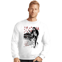 Load image into Gallery viewer, Daily_Deal_Shirts Crewneck Sweater, Unisex / Small / White Lone Comedian And Cubs
