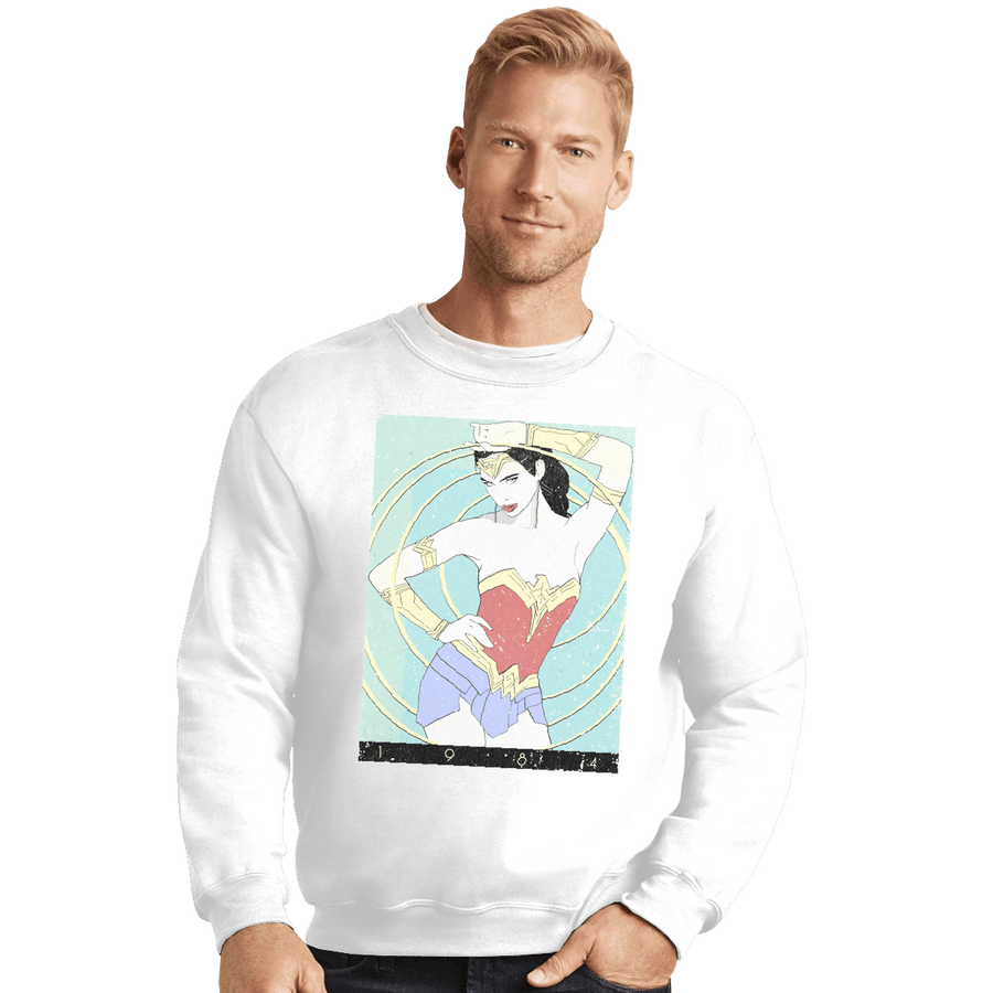 Shirts Crewneck Sweater, Unisex / Small / White WW1984