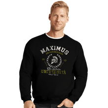 Load image into Gallery viewer, Secret_Shirts Crewneck Sweater, Unisex / Small / Black Maximus University

